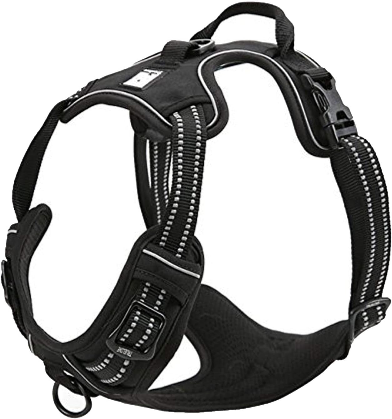 Adjustable No-Pull Dog Harness Reflective Pup Vest Harnesses Comfortable Control Brilliant Colors Truelove Tlh5651(Royal Blue,M)