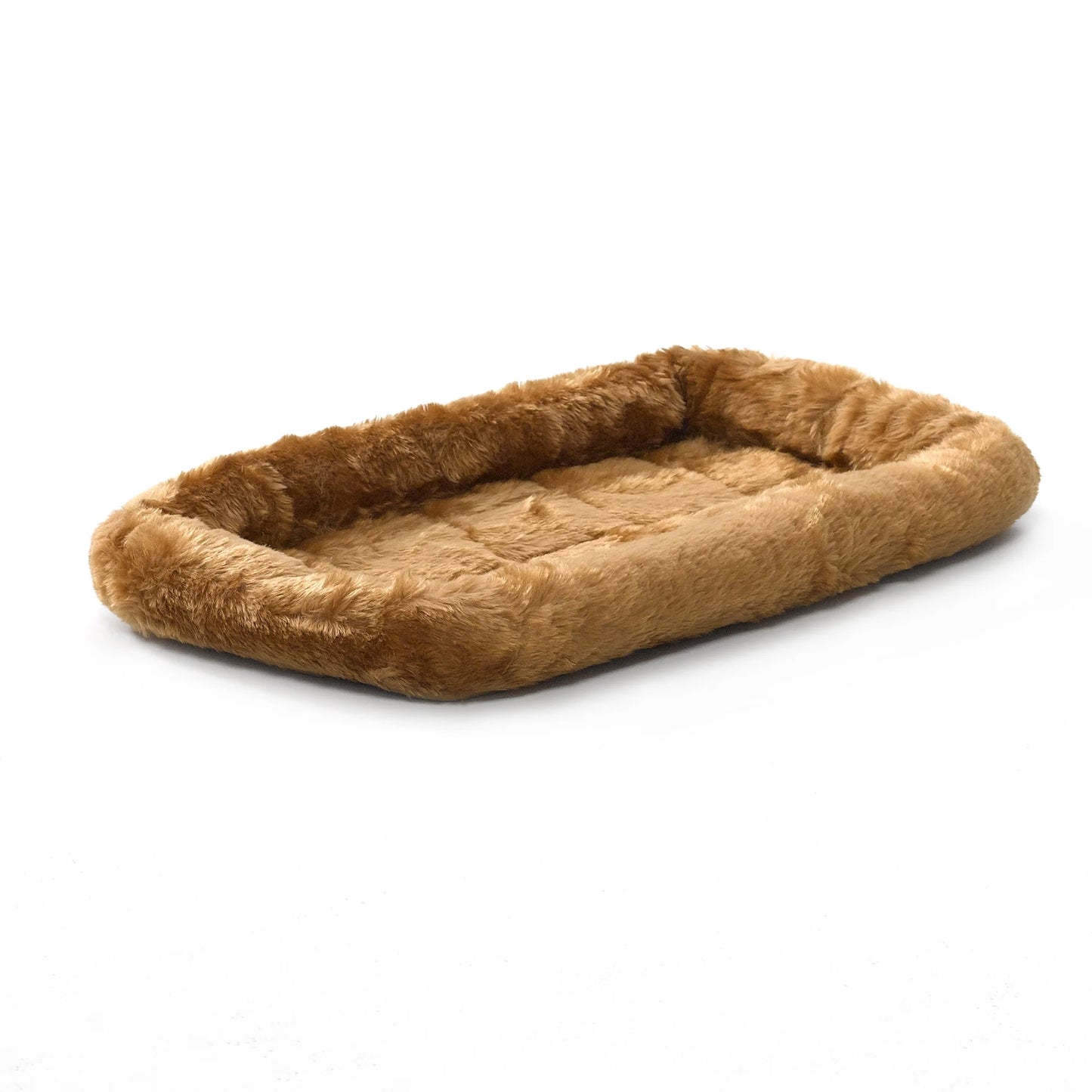 / Quiettime Gray Fleece, Plush Bolstered Bed/ Fits 30-Inch Crate/ Model-40230