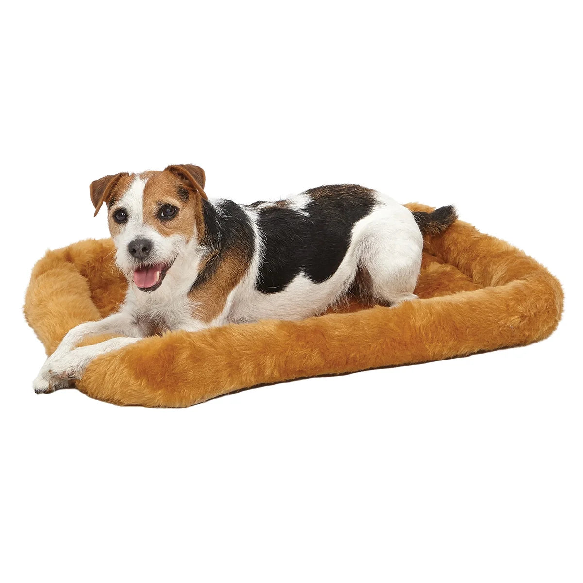 / Quiettime Gray Fleece, Plush Bolstered Bed/ Fits 30-Inch Crate/ Model-40230