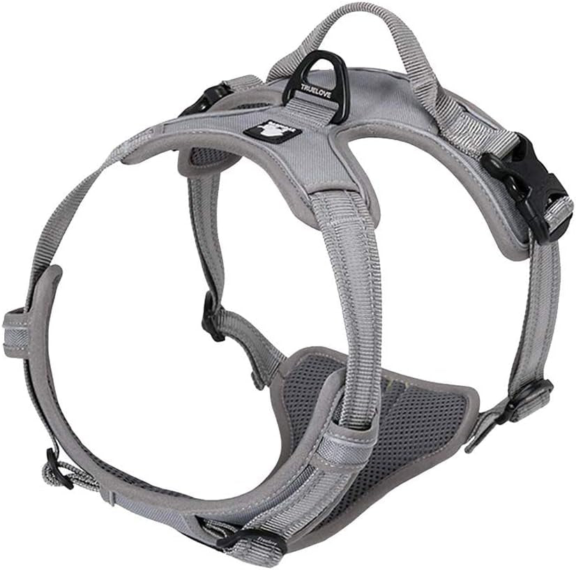 Adjustable No-Pull Dog Harness Reflective Pup Vest Harnesses Comfortable Control Brilliant Colors Truelove Tlh5651(Royal Blue,M)