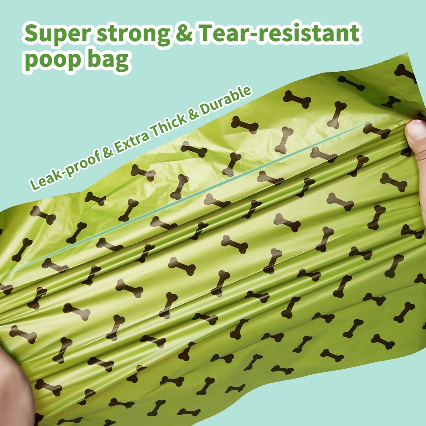 540 Counts, Lavender Scented Dog Poop Bags Rolls, Biodegradable Waste Bags for Dog, 36 Rolls Doggie Poop Bags with Dispenser and Bag Holder, Extra Thick Pet Waste Bags-100% Leak-Proof