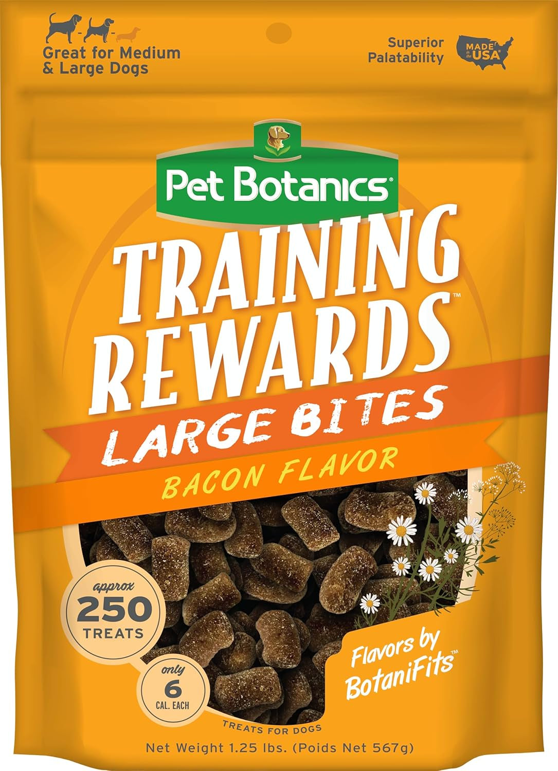 4 Oz. Pouch Training Reward Mini Soft & Chewy, Duck and Bacon Flavor, with 200 Treats per Bag, the Choice of Top Trainers