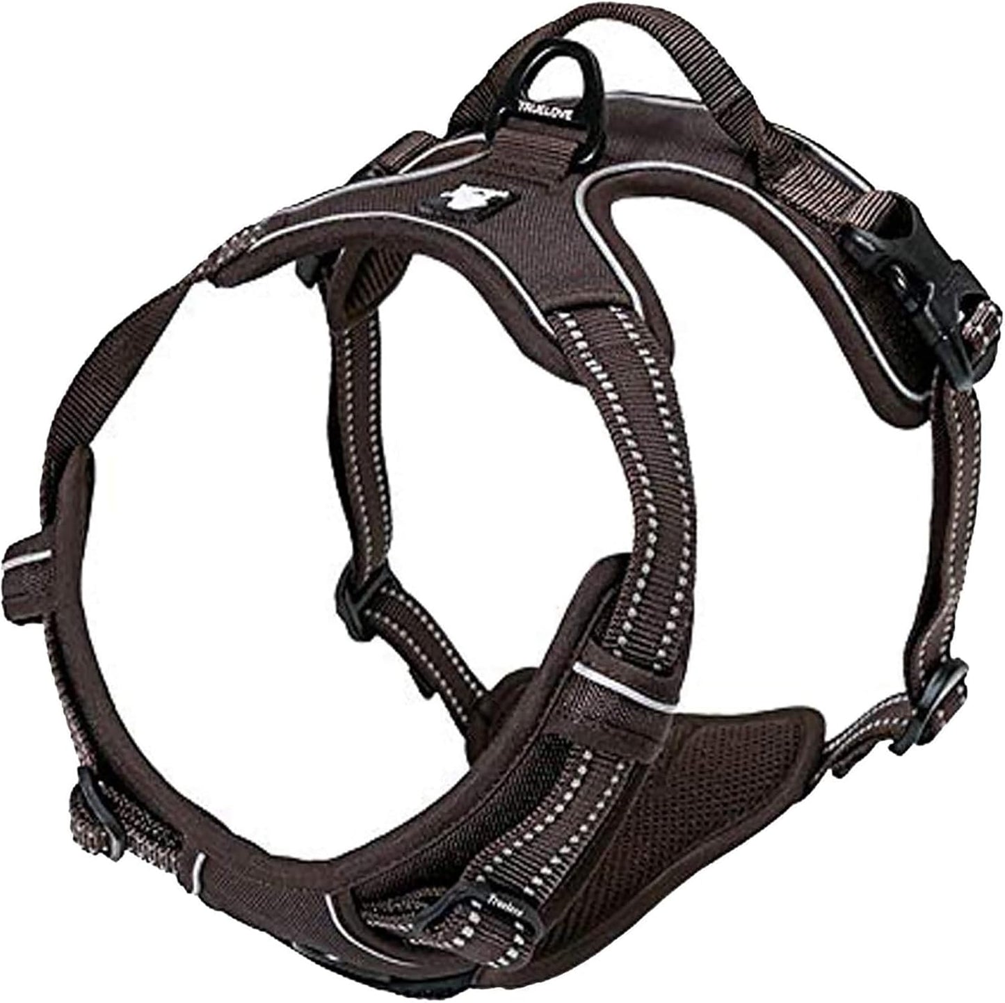 Adjustable No-Pull Dog Harness Reflective Pup Vest Harnesses Comfortable Control Brilliant Colors Truelove Tlh5651(Royal Blue,M)