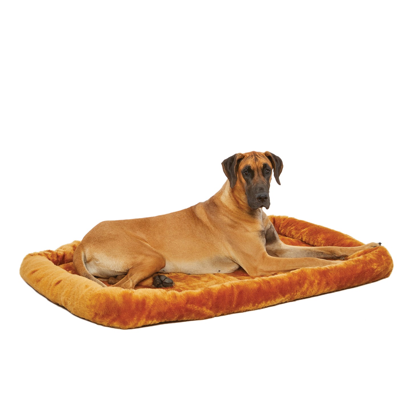 / Quiettime Gray Fleece, Plush Bolstered Bed/ Fits 30-Inch Crate/ Model-40230