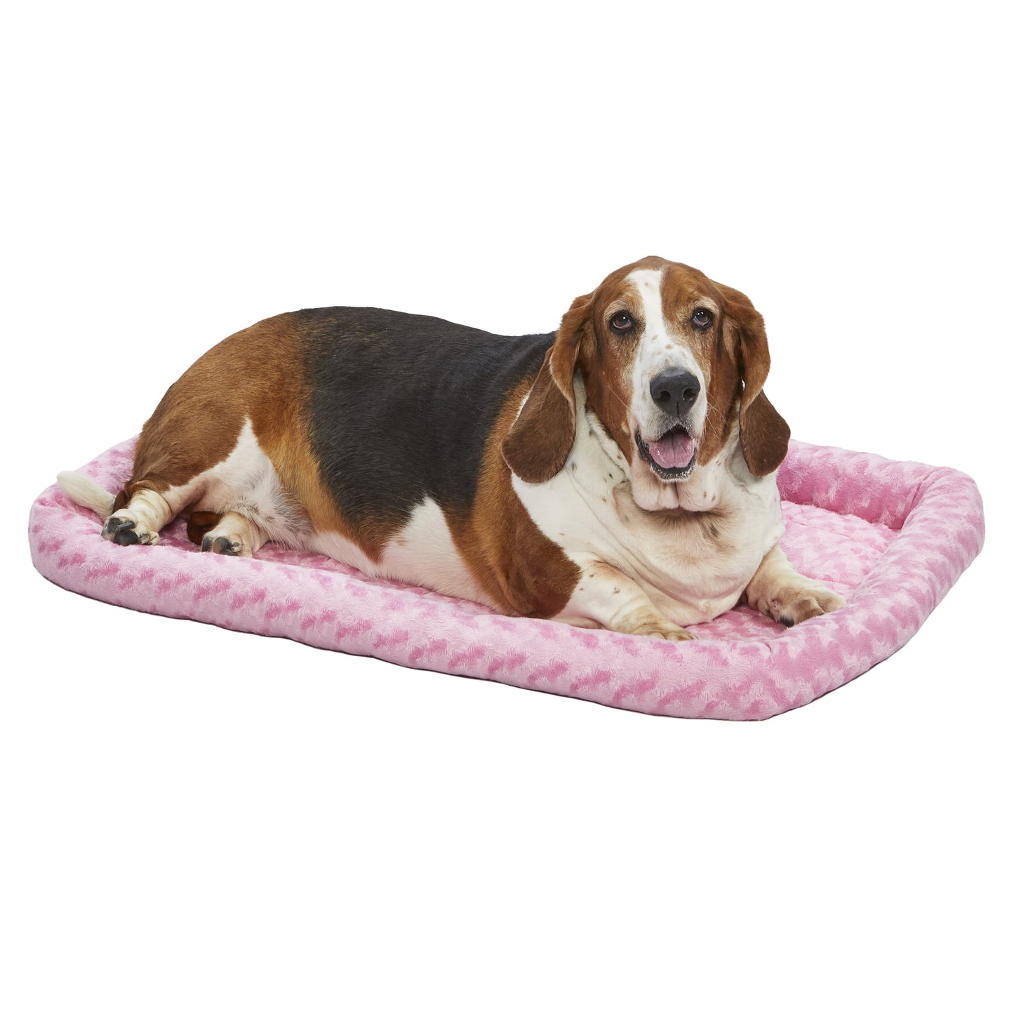/ Quiettime Gray Fleece, Plush Bolstered Bed/ Fits 30-Inch Crate/ Model-40230