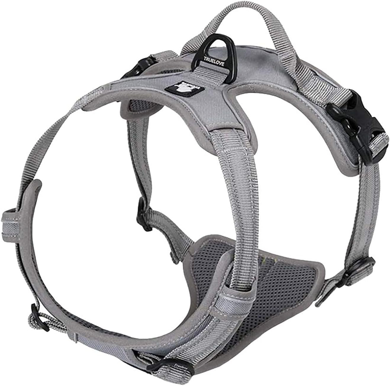 Adjustable No-Pull Dog Harness Reflective Pup Vest Harnesses Comfortable Control Brilliant Colors Truelove Tlh5651(Royal Blue,M)