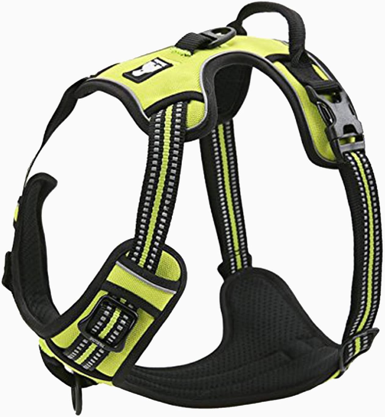 Adjustable No-Pull Dog Harness Reflective Pup Vest Harnesses Comfortable Control Brilliant Colors Truelove Tlh5651(Royal Blue,M)