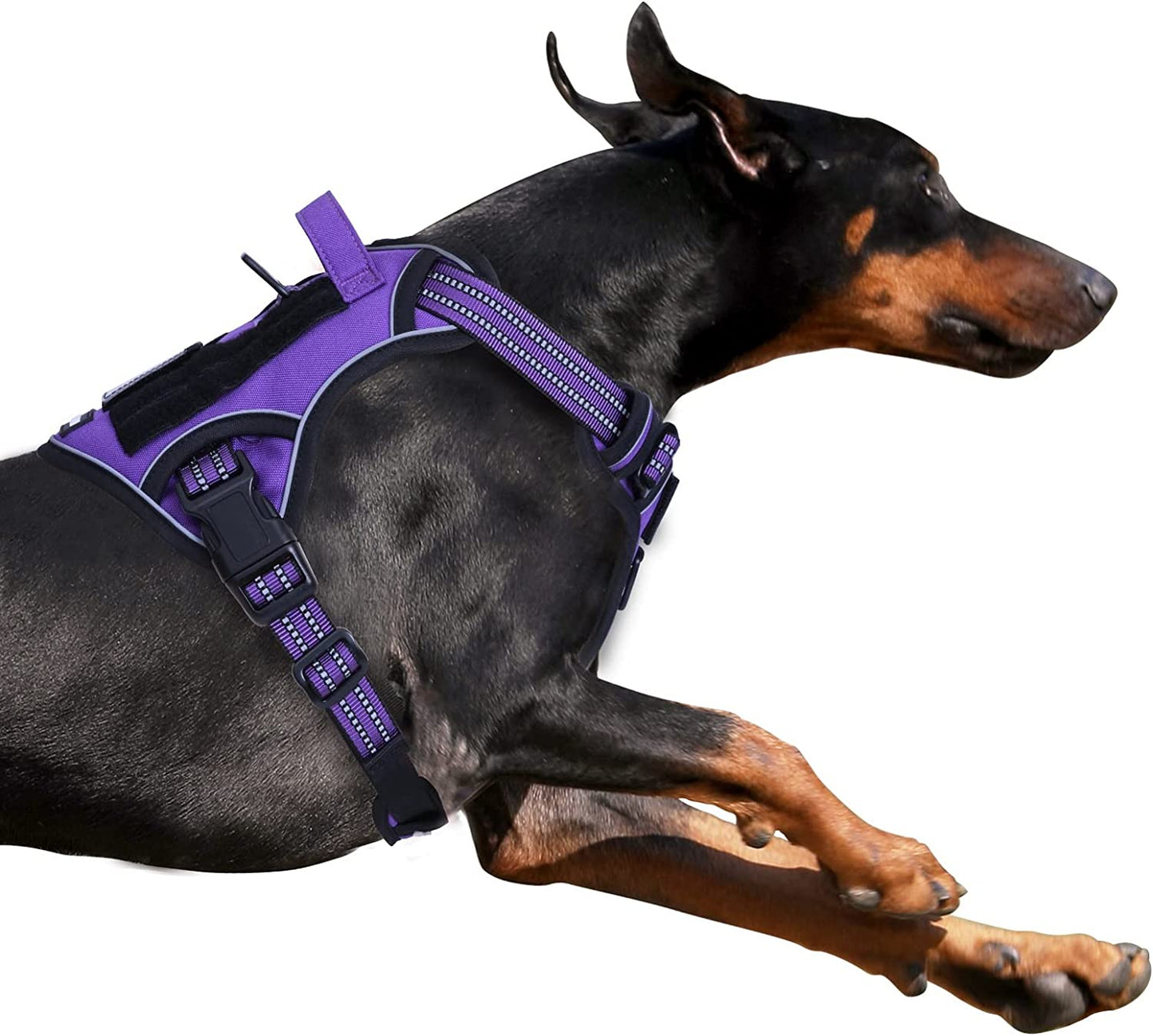 Tactical Dog Harness for Medium Dogs No Pull, Famous TIK Tok No Pull Dog Harness, Fit Smart Reflective Pet Walking Harness for Training, Adjustable Dog Vest Harness with Handle Pink Camo M