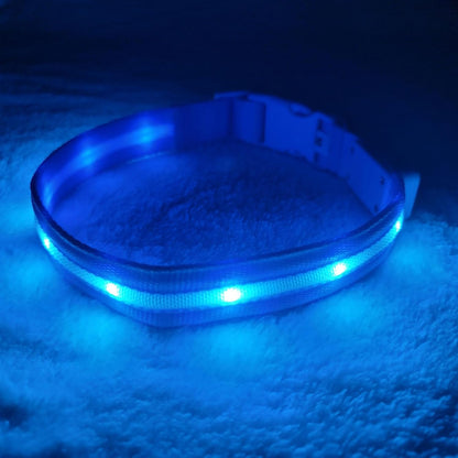 Light up Dog Collar - the Original LED Dog Collar - USB Rechargeable - Waterproof - 1,000 Feet of Visibility - Dog Collar Light for Small, Medium, Large Dogs - US Brand
