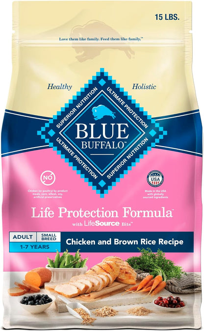 Life Protection Formula Natural Adult Small Breed Dry Dog Food, Chicken and Brown Rice 6-Lb