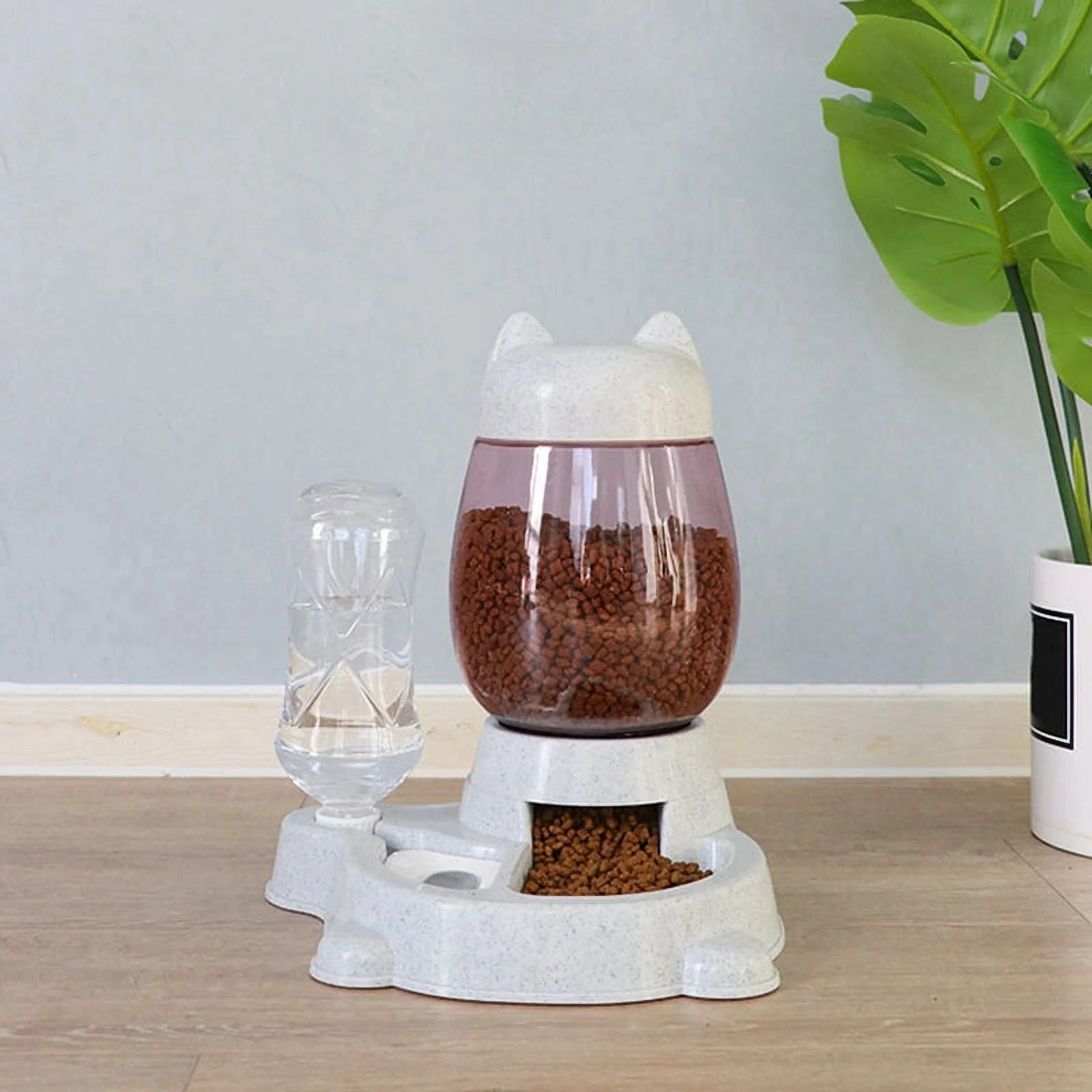 Automatic Pet Feeder | Food Dispenser for Cats and Dogs - Gravity Feeder - Automatic Cat Feeder/Automatic Dog Feeder - Dog and Cat Feeding Supplies, Cat Food Dispenser