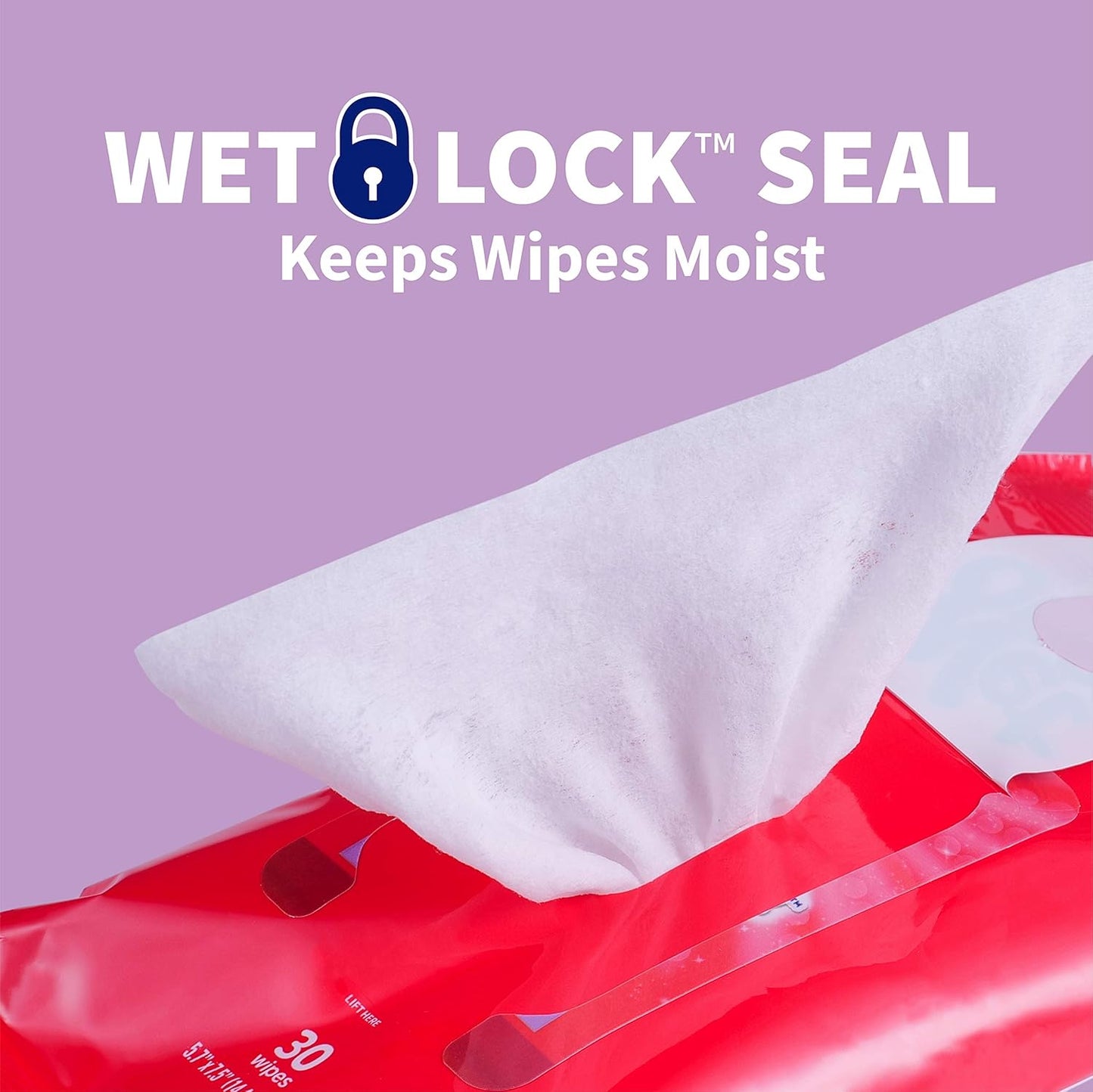 for Pets Delicate Clean Kitten Wipes for Cats with Oatmeal Cat Cleaning Wipes, Mild & Soothing Cat Grooming Wipes with Wet Lock Seal (Pack of 1, 30 Count Total)