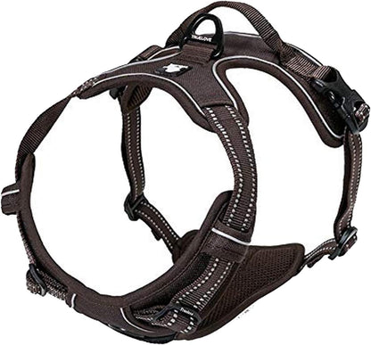 Adjustable No-Pull Dog Harness Reflective Pup Vest Harnesses Comfortable Control Brilliant Colors Truelove Tlh5651(Royal Blue,M)