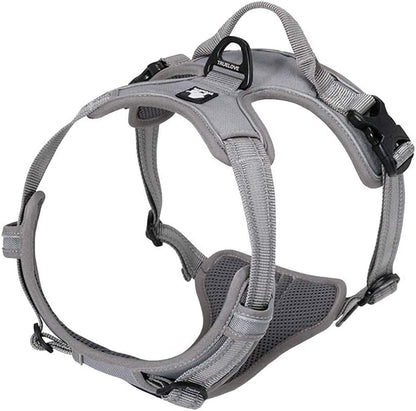 Adjustable No-Pull Dog Harness Reflective Pup Vest Harnesses Comfortable Control Brilliant Colors Truelove Tlh5651(Royal Blue,M)